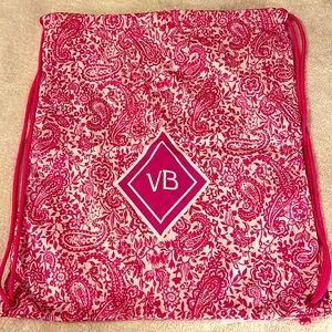 Eden Paisley Pink Drawstring Backsack